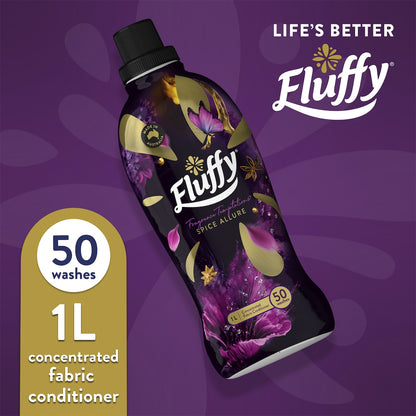 Fluffy Fabric Softener Concentrate Spice Allure 1l