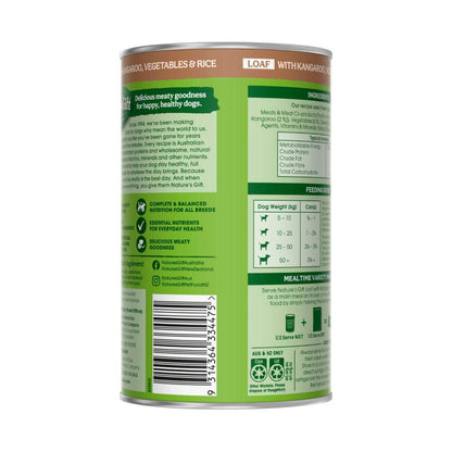 Nature's Gift Kangaroo Rice And Vegetable Dog Food - 700g