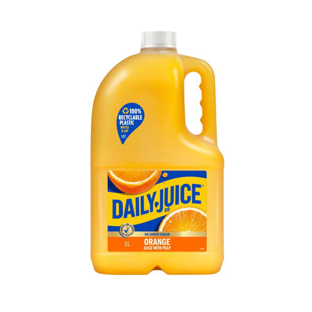 Daily Juice Orange No Added Sugar - 3L