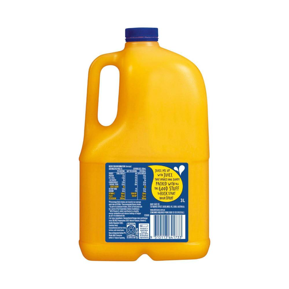 Daily Juice Orange No Added Sugar - 3L