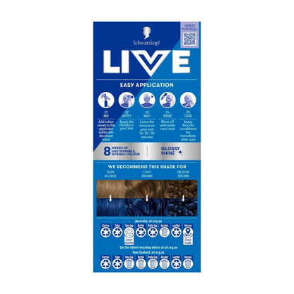 Schwarzkopf Permanent Live Colour Blue Mercury - 1 pack