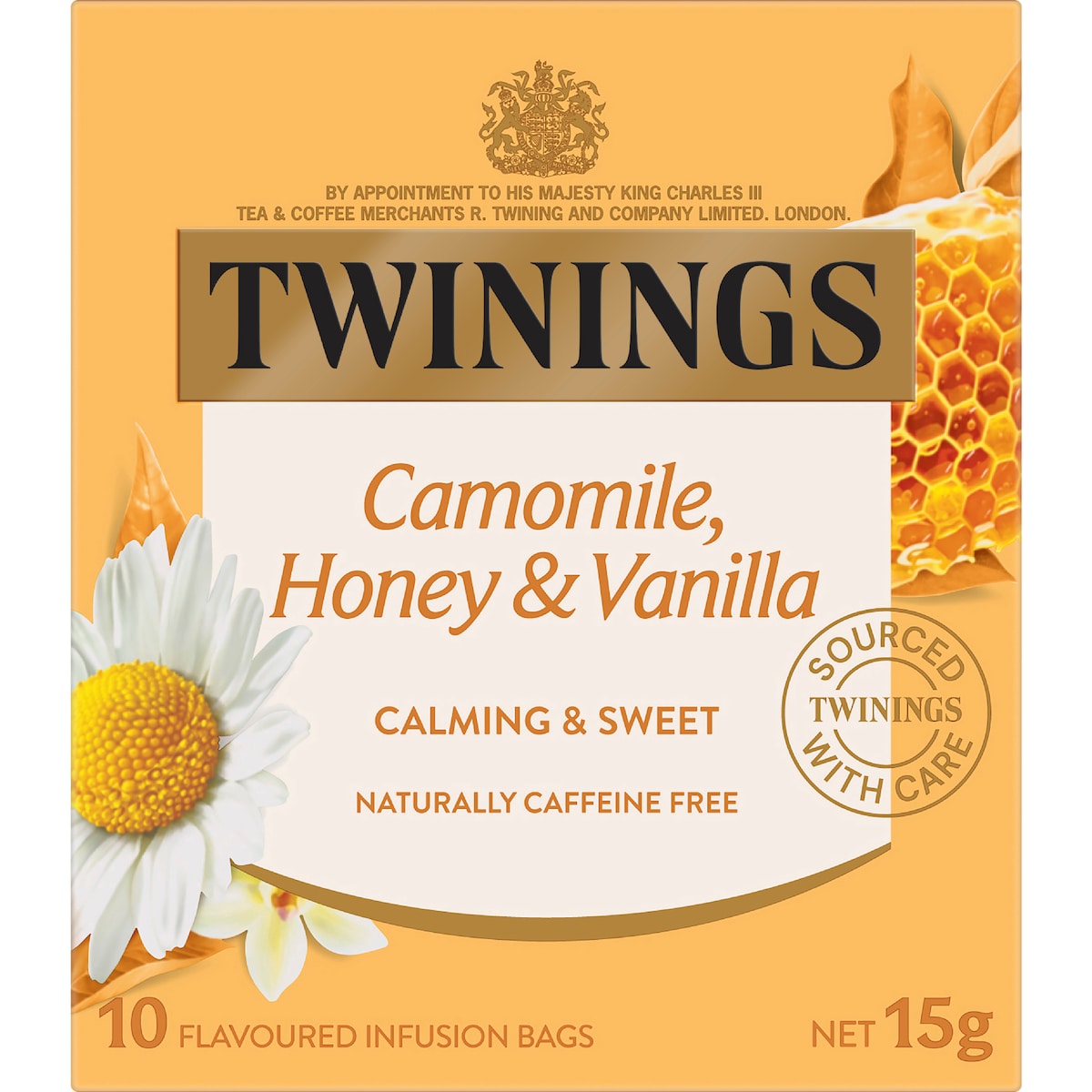 Twinings Camomile Honey & Vanilla Tea Bags 15g X 10 Pack