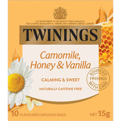 Twinings Camomile Honey & Vanilla Tea Bags 15g X 10 Pack