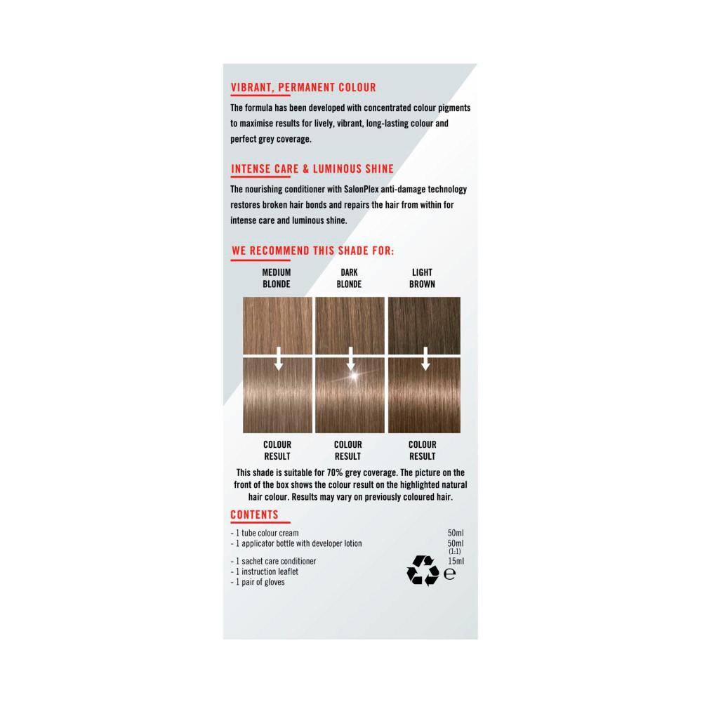 Schwarzkopf Permanent Live Colour Med Ash Blonde 7.1 - 1 pack