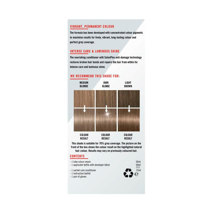 Schwarzkopf Permanent Live Colour Med Ash Blonde 7.1 - 1 pack