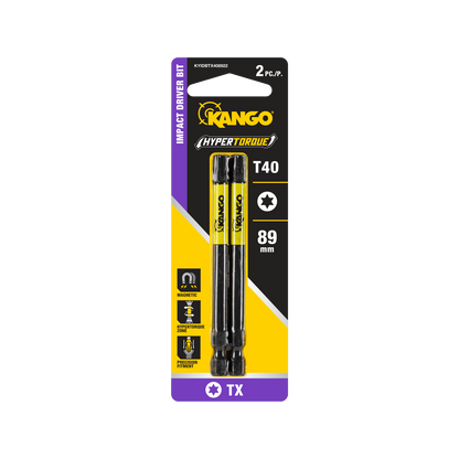 Kango Impact Driver Bit - TX40 - 89mm - 2 Pack