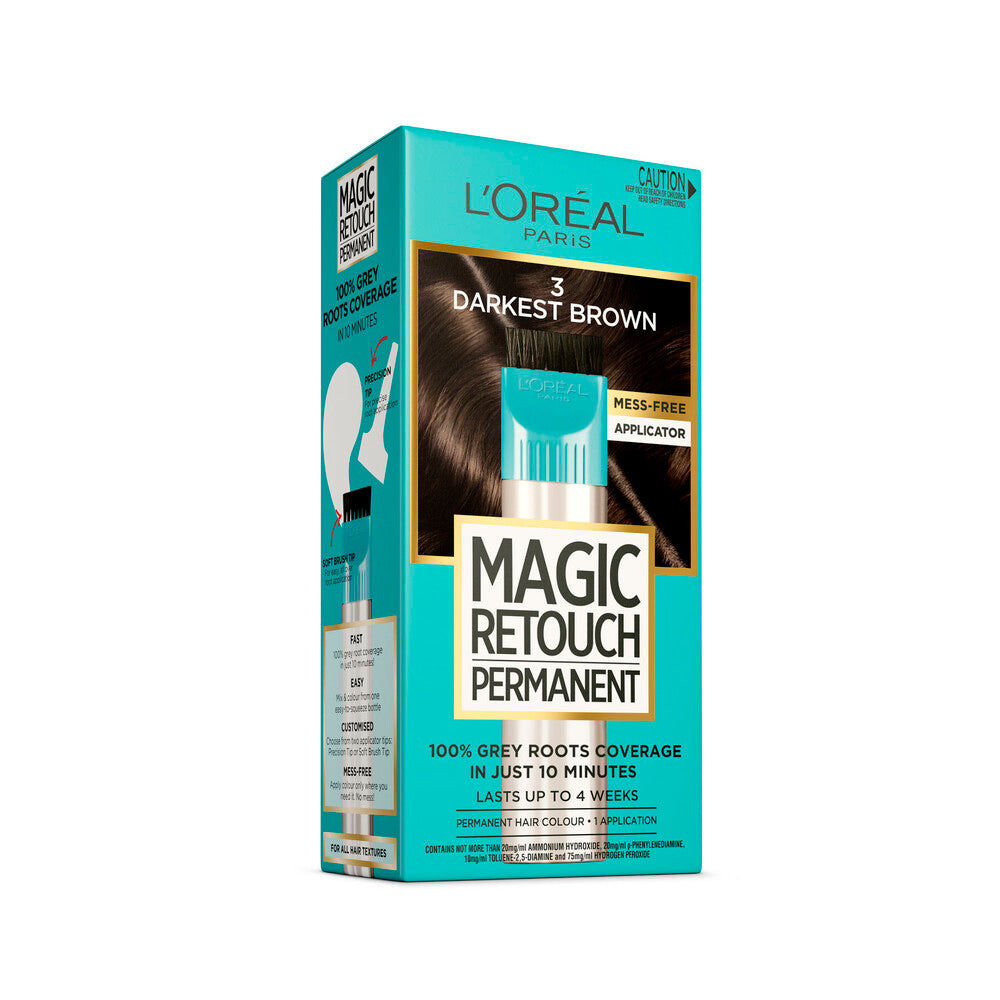 L'Oreal Magic Retouch Permanent 3 Darkest Brown - 1 Pack