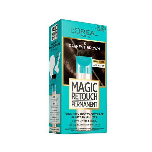 L'Oreal Magic Retouch Permanent 3 Darkest Brown - 1 Pack