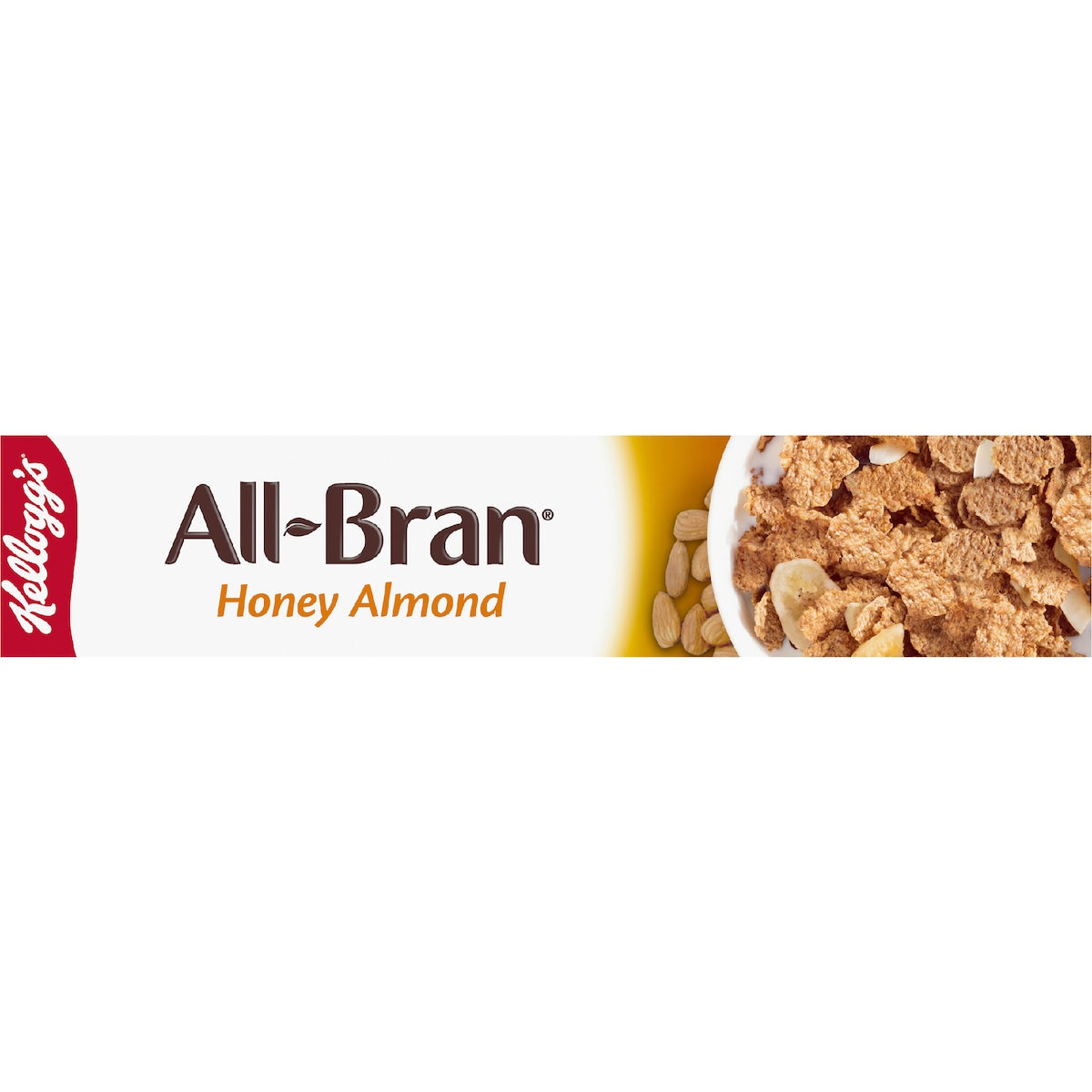 Kelloggs All-bran Flakes Honey Almond Breakfast Cereal 420g
