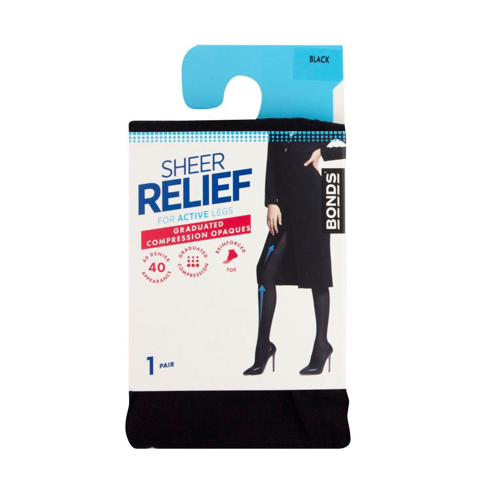 Sheer Relief 40d Compression Tall/xtall - 1 pack