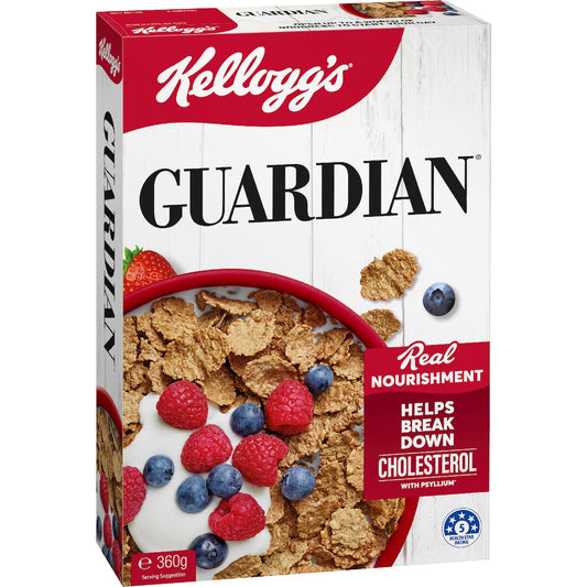 Kellogg's Guardian Psyllium Breakfast Cereal 360g