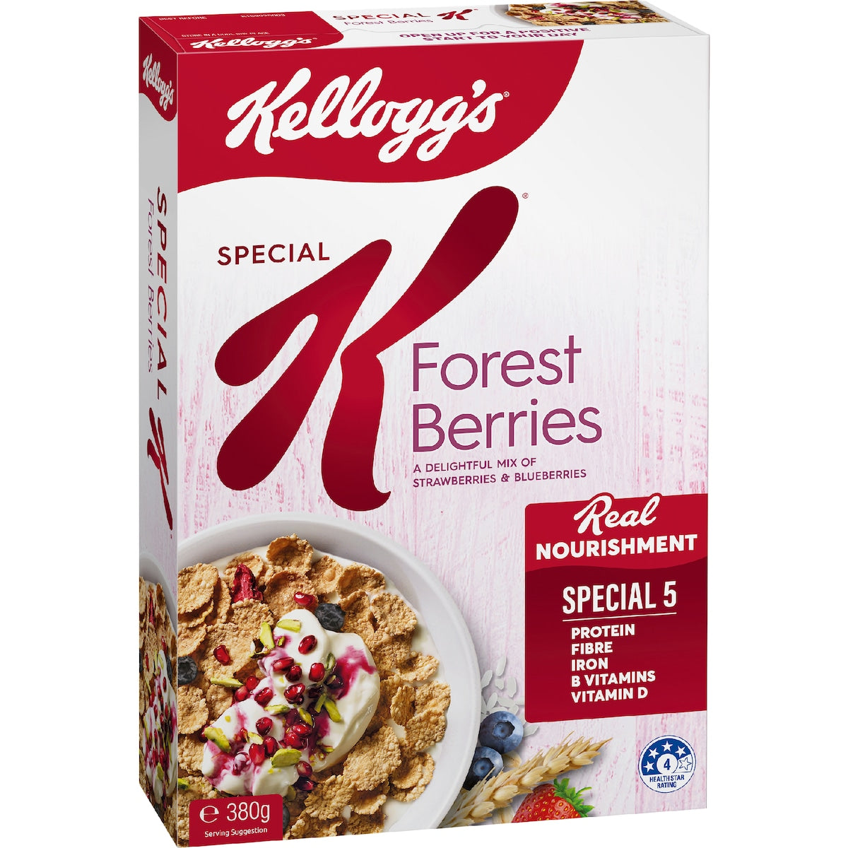 Kelloggs Special K Forest Berries Breakfast Cereal 380g