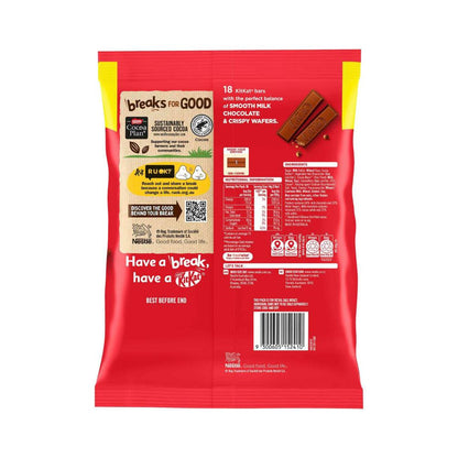 KitKat Milk Chocolate Value Share Pack 18 Pieces - 252g