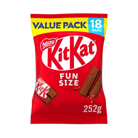 KitKat Milk Chocolate Value Share Pack 18 Pieces - 252g
