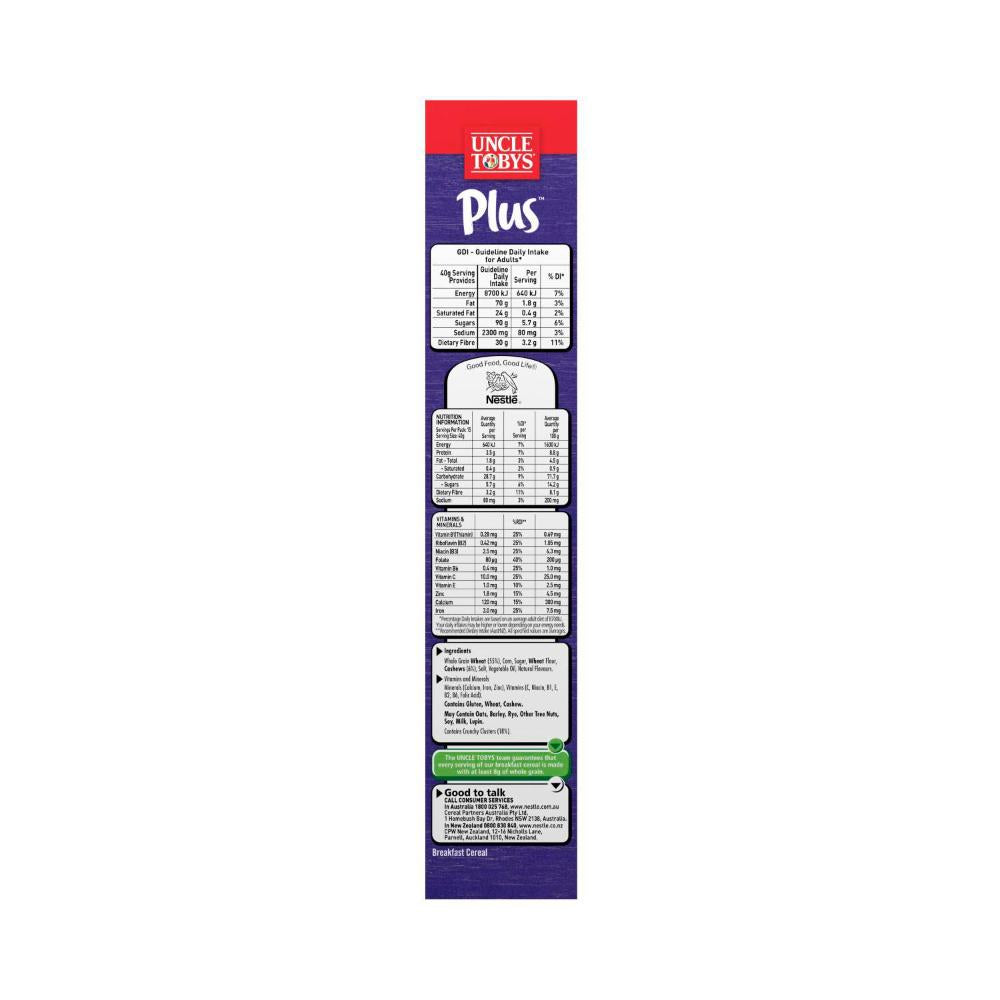 Une Tobys Plus Iron Breakfast Cereal - 630g