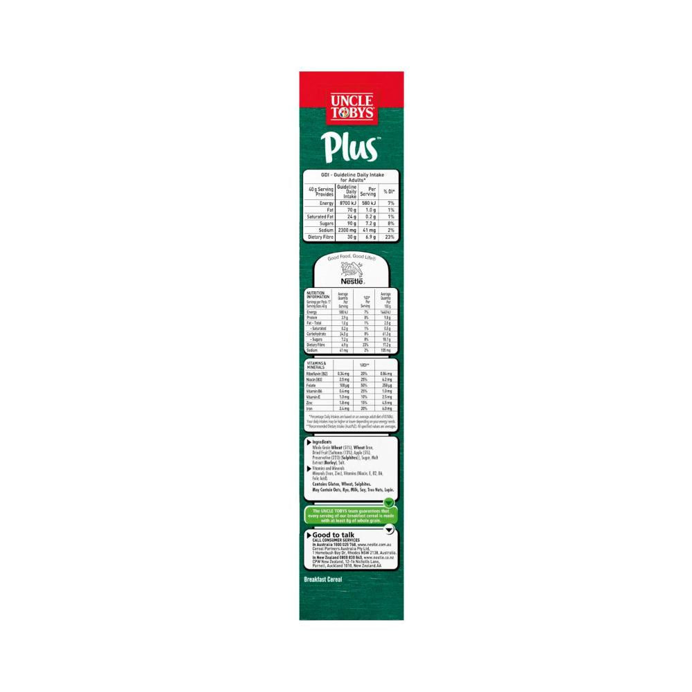 Une Tobys Plus Fibre Breakfast Cereal - 700g