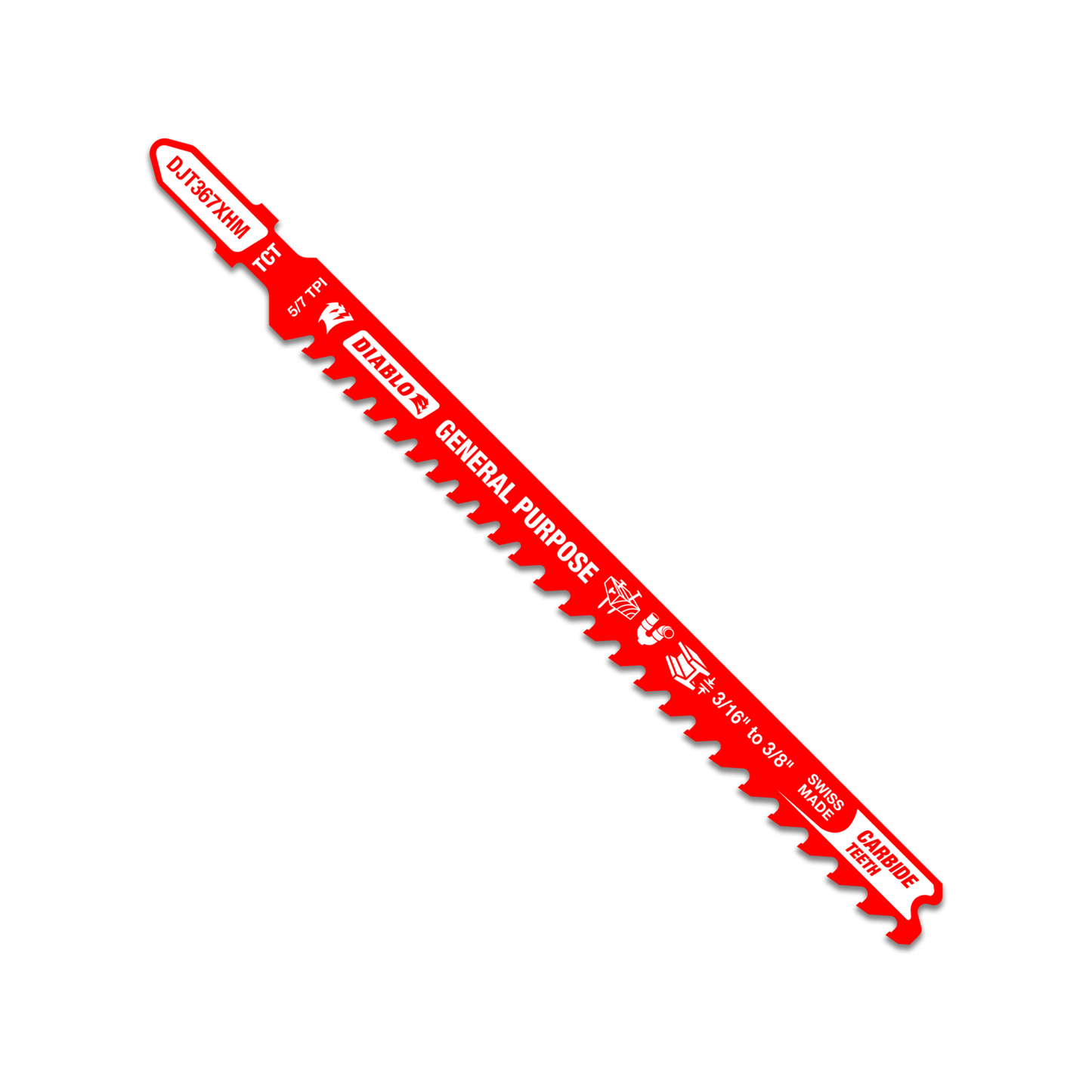 Diablo Tungsten Carbide Jig Saw Blade - 132mm