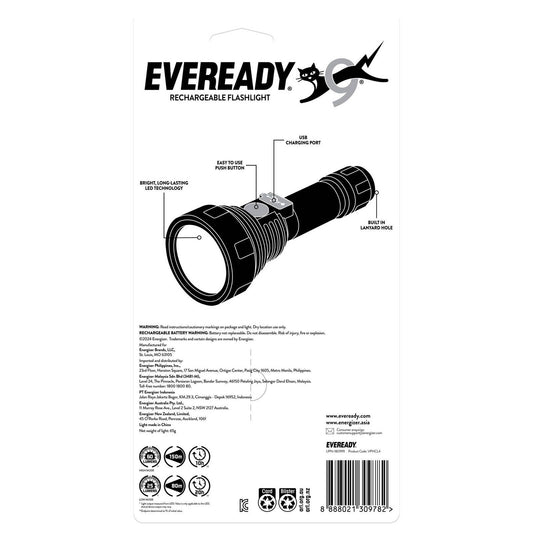 Eveready Rechargeable Torch - 60 Lumen