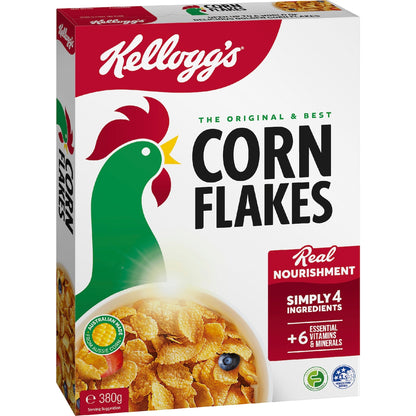 Kelloggs Corn Flakes Breakfast Cereal 380g