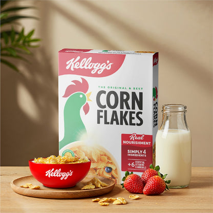 Kelloggs Corn Flakes Breakfast Cereal 380g