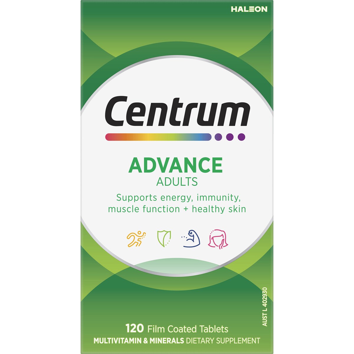 Centrum Advance Daily Multivitamin Supplements 120 pack
