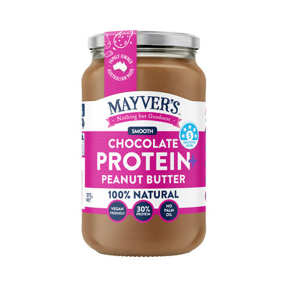 Mayvers Smooth Chocolate Protein+ Peanut Butter - 375g