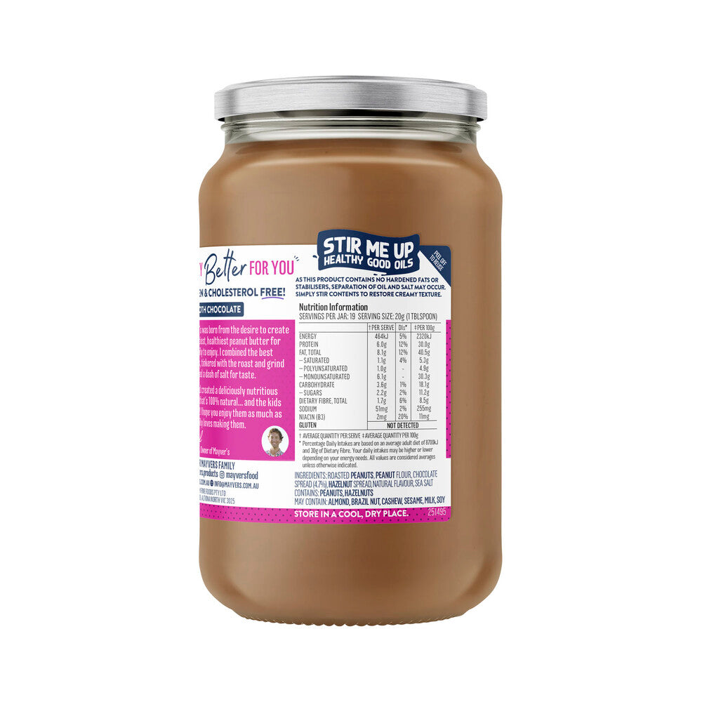 Mayvers Smooth Chocolate Protein+ Peanut Butter - 375g