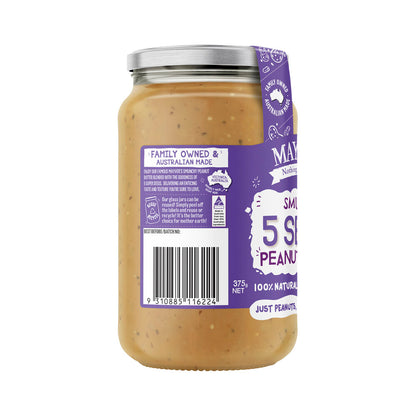 Mayvers Smunchy 5 Seeds Peanut Butter - 375g