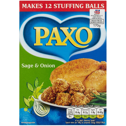 Paxo Stuffing Sage & Onion 170g