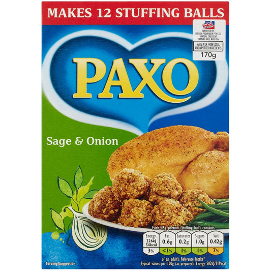 Paxo Stuffing Sage & Onion 170g
