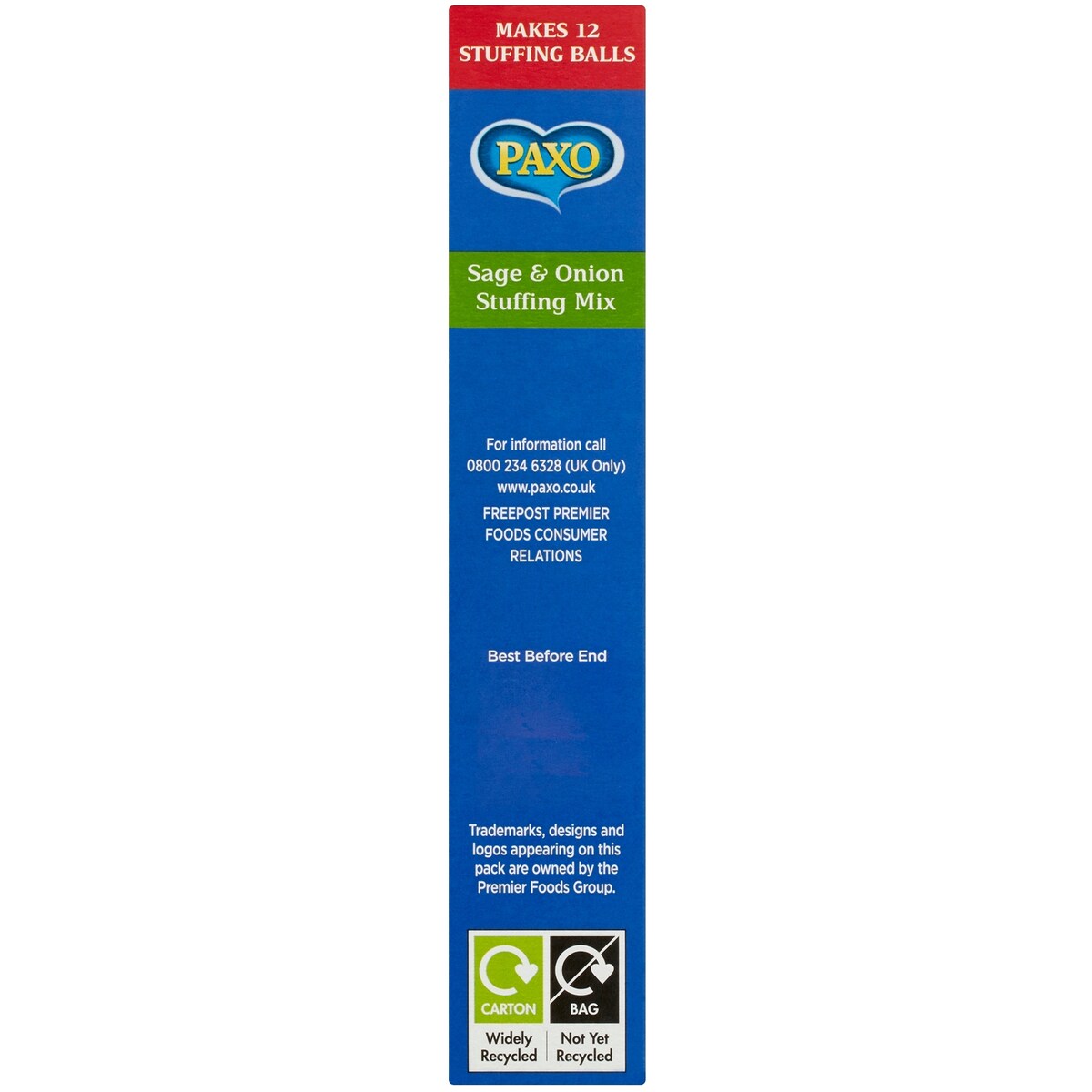 Paxo Stuffing Sage & Onion 170g