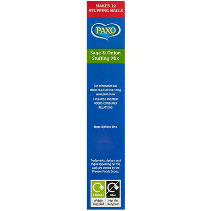 Paxo Stuffing Sage & Onion 170g