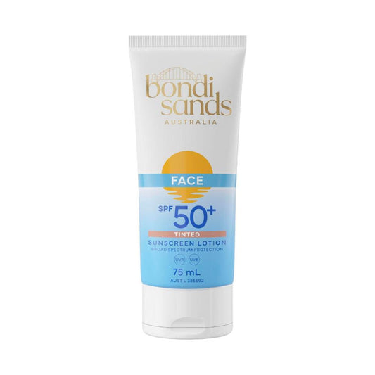 Bondi Sands Spf50+ Fragrance Free Hydrating Tinted Face Lotion - 75mL