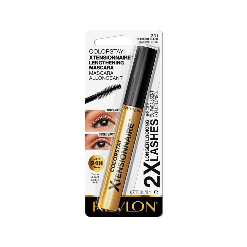 Revlon Colorstay Xtensionnaire Lengthening Blackest Black Mascara - 8mL