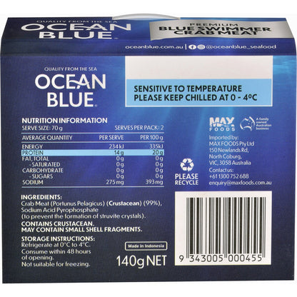 Ocean Blue Crab Meat 140g