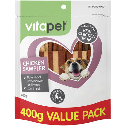 Vita Pet Jerhigh Variety Pack Dog Treats 400g