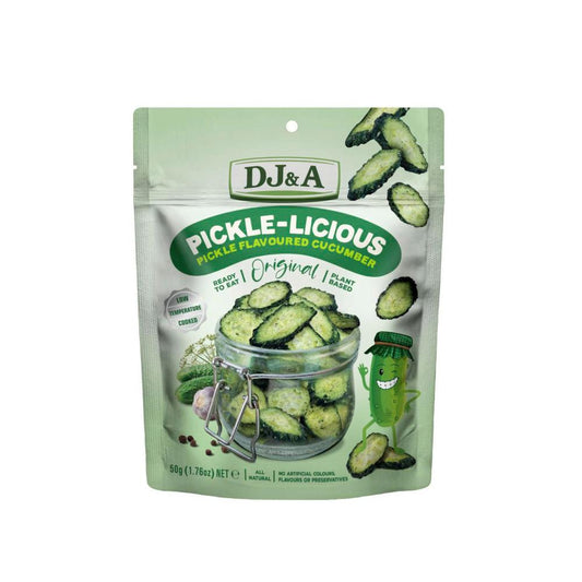 DJ&A Pickle-licious Pickled Flavoured Cucumber - 50g