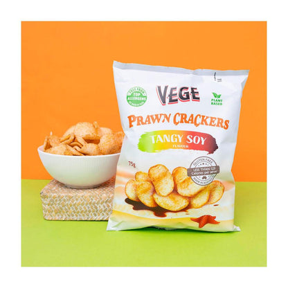 Vege Vegan Prawn Crackers Tangy Soy - 75g