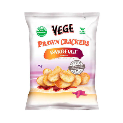 Vege Vegan Prawn Crackers Barbeque - 75g