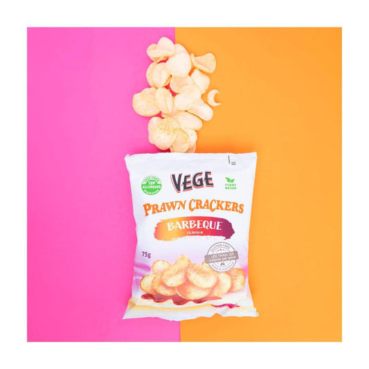 Vege Vegan Prawn Crackers Barbeque - 75g