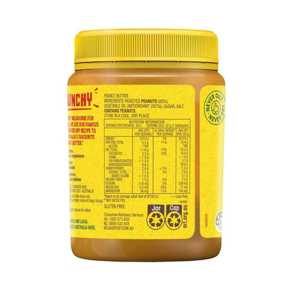 Bega Peanut Butter Crunchy - 755g