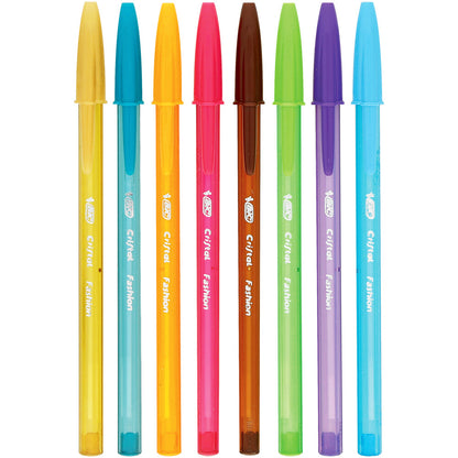 Bic Cristal Fashion Pens - 8 Pack