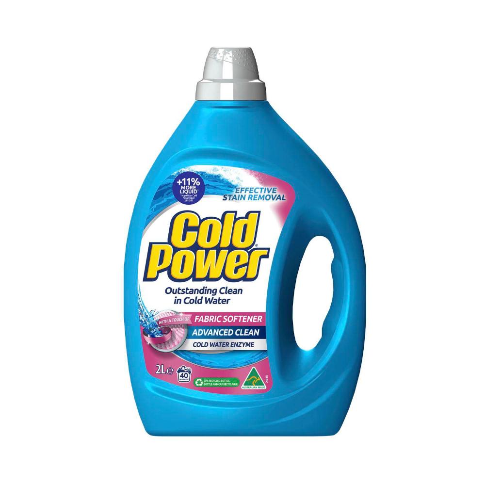Cold Power Laundry Liquid With A Touch Of Fabric Softener - 2L