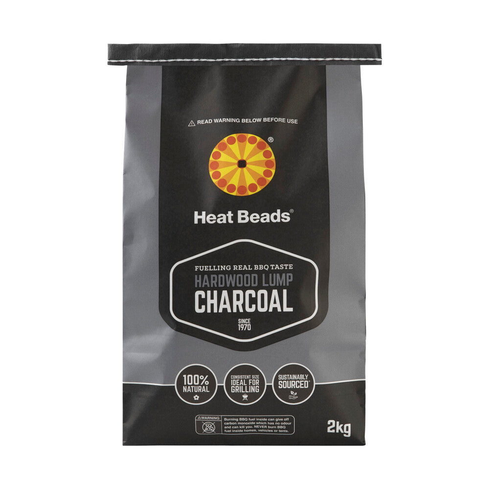 Heat Beads Hardwood Lump Charcoal - 2kg