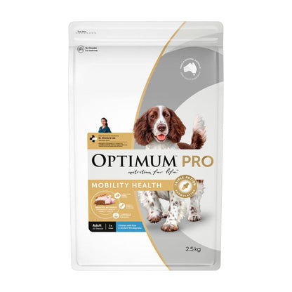 Optimum Pro Adult Dry Dog Food Mobility Health Chicken With Rice - 2.5kg