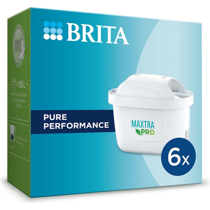 Brita Water Filter Cartridge Maxtra Pro Pure Performance 6 Pack