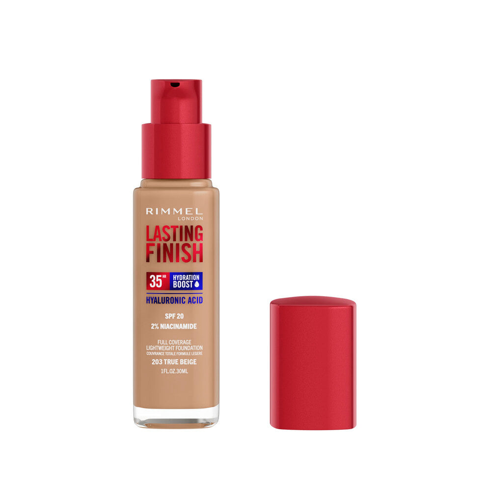 Rimmel Lasting Finish 35h Foundation 203 True Beige - 30mL