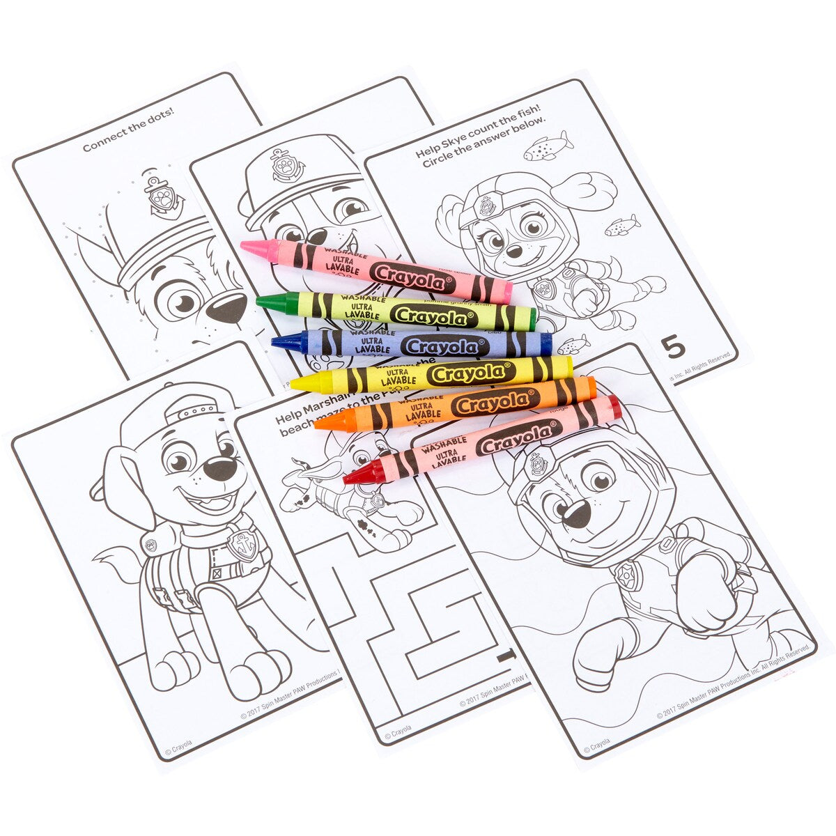 Crayola Crayon Travel Pack Paw Patrol Each