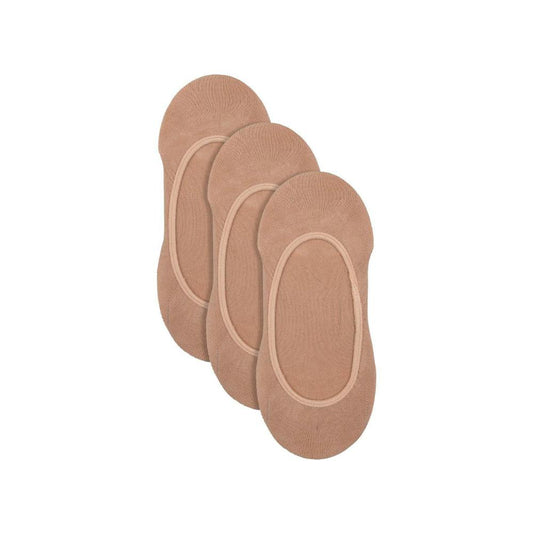 Underworks Invisible Footlet Nude 5-8 - 3 pack