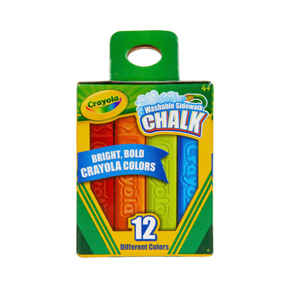 Crayola Washable Side Walk Chalk - 12 pack
